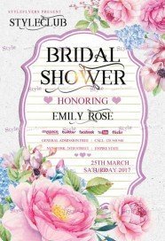 Bridal Shower PSD Flyer Template