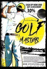 Golf Masters PSD Flyer Template