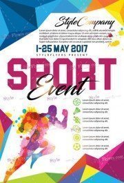 Sport PSD Flyer Template