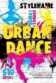 Urban Dance PSD Flyer Template