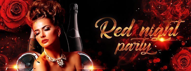 red night party preview