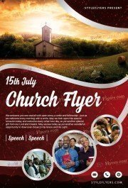 Church PSD Flyer Template