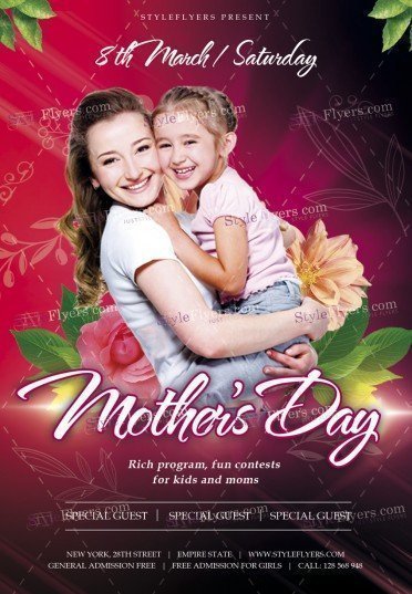 Mothers Day PSD Flyer