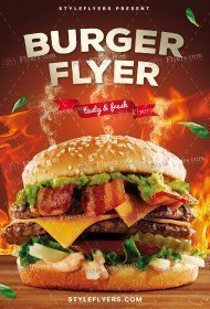 Burger PSD Flyer