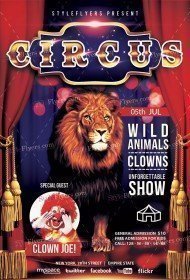 Circus Premium PSD Flyer Template