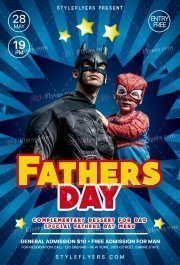 Fathers Day PSD Flyer Template
