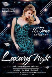 Luxury Night PSD Flyer Template