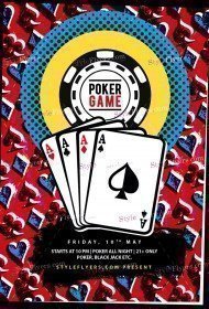 Poker PSD Flyer Template
