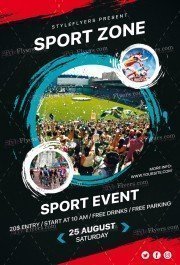 Sport Zone PSD Flyer