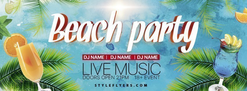 facebook_prev_beach party_psd_flyer