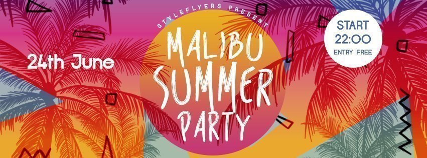 facebook_prev_malibu summer party_psd_flyer