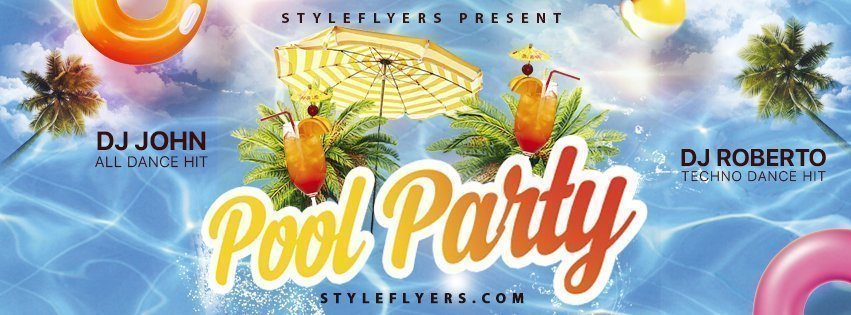 facebook_prev_pool party_psd_flyer