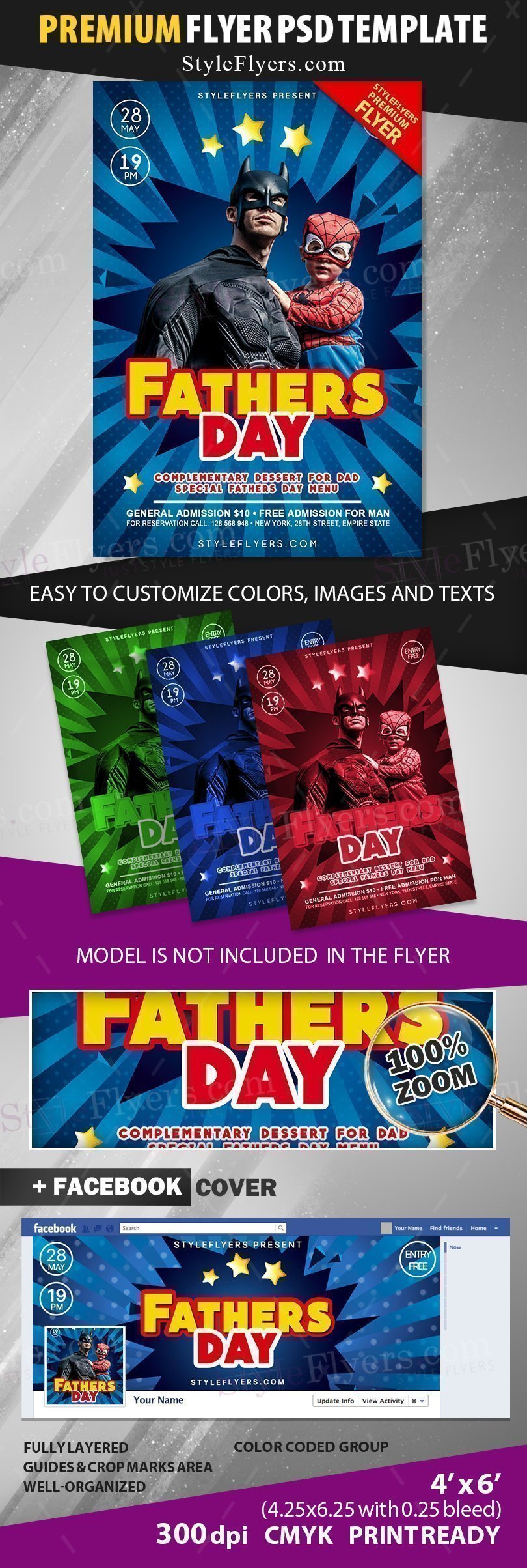 preview_fathers day_psd_flyer