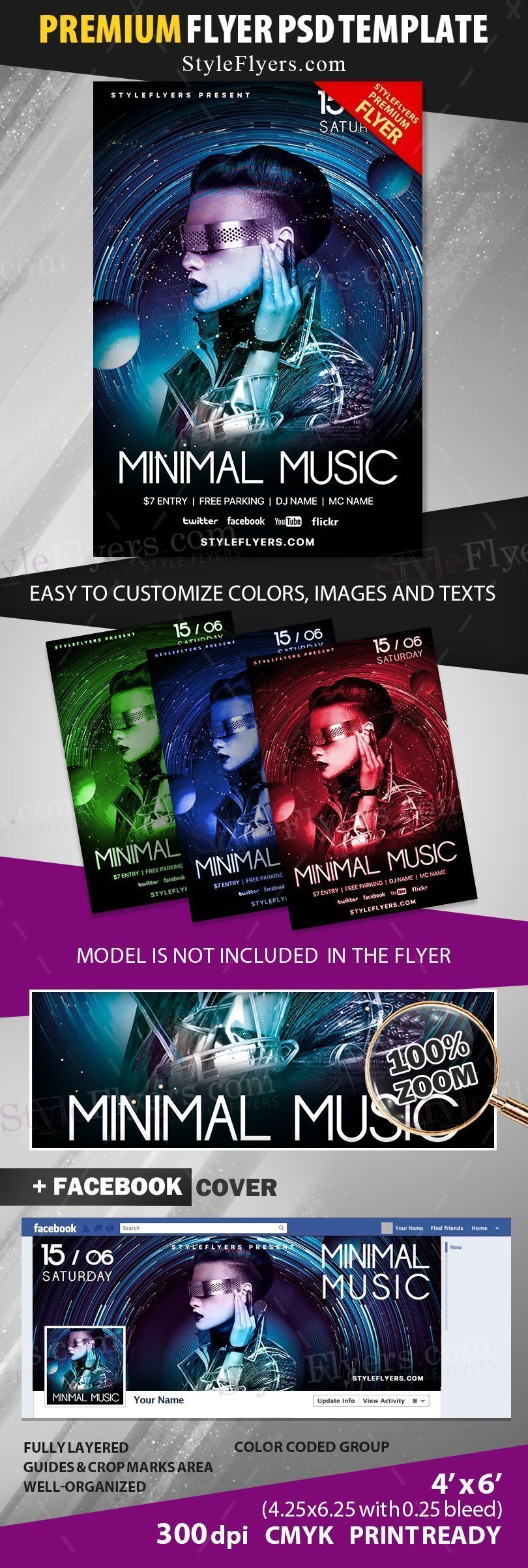 preview_minimal music_psd_flyer