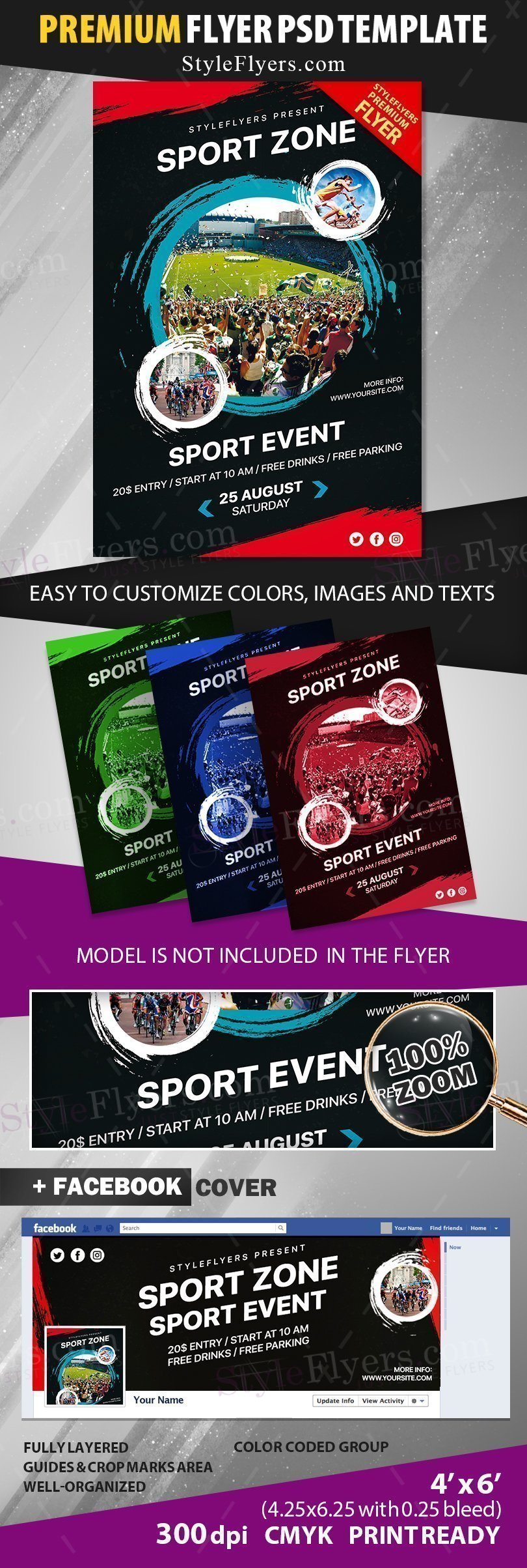 preview_sport zone_psd_flyer