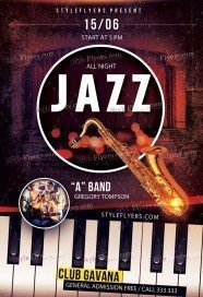 Jazz PSD Premium Flyer Template