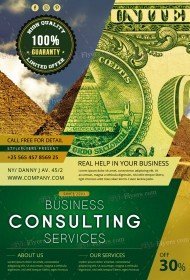 Consulting PSD Flyer Template