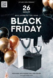 Black Friday PSD Flyer Template