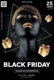 Black Friday Sale PSD Flyer Template