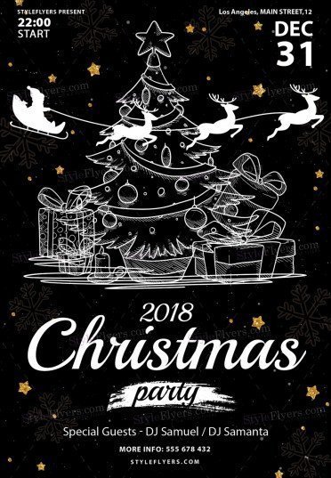 Christmas PSD Flyer Template
