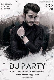 DJ Party PSD Flyer