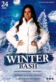 Winter Bash PSD Flyer Template