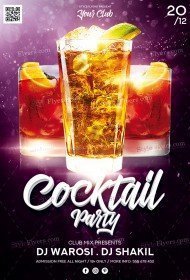 Cocktail-Party_psd_flyer