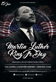 Martin Luther King PSD Flyer Template