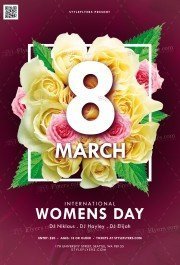 International Women Day PSD Flyer Template