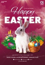 Easter PSD Flyer Template