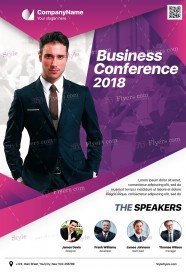Business Conference PSD Flyer Template