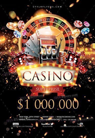 Casino Flyer Template #24264 - Styleflyers