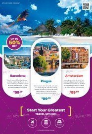 Travel PSD Flyer Template