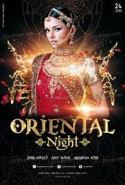 Oriental Night PSD Flyer Template