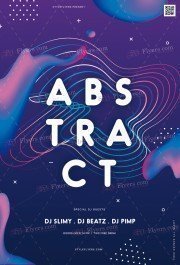 Abstract PSD Flyer Template