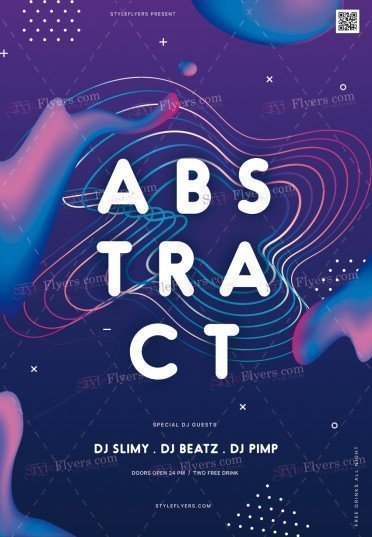Abstract PSD Flyer Template