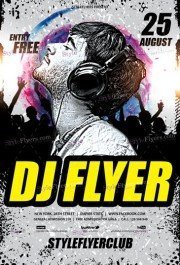 DJ PSD Flyer Template