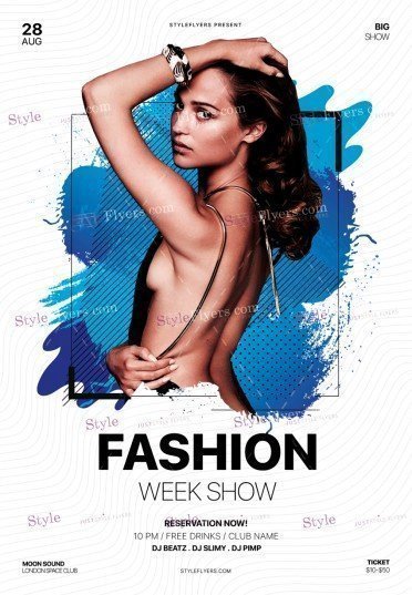 Fashion PSD Flyer Template