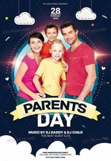 Parents’ Day PSD Flyer Template