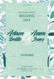 Wedding Day PSD Flyer Template