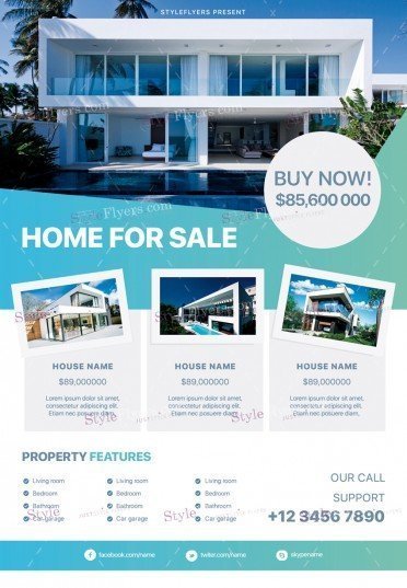 Real Estate PSD Flyer Template