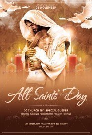 All Saints' Day PSD Flyer Template
