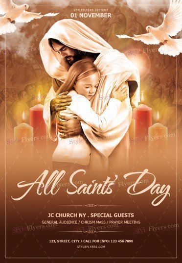 All Saints’ Day PSD Flyer Template