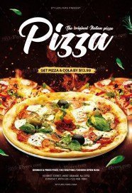 Pizza PSD Flyer Template