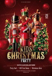 Kids Christmas Party PSD Flyer Template