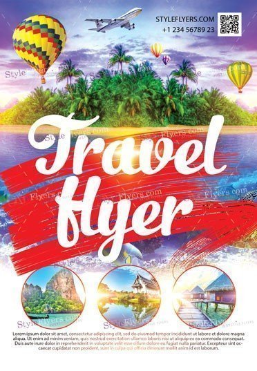 Travel Flyer PSD Template