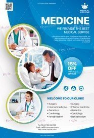 Medical Care PSD Flyer Template
