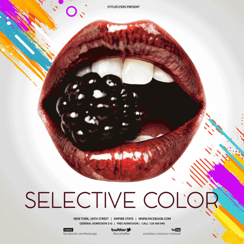 Selective-Color-Animated-Instagram-Template