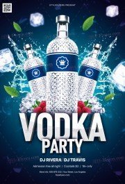 Vodka Party PSD Flyer Template