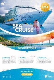 Sea Cruise PSD Flyer Template